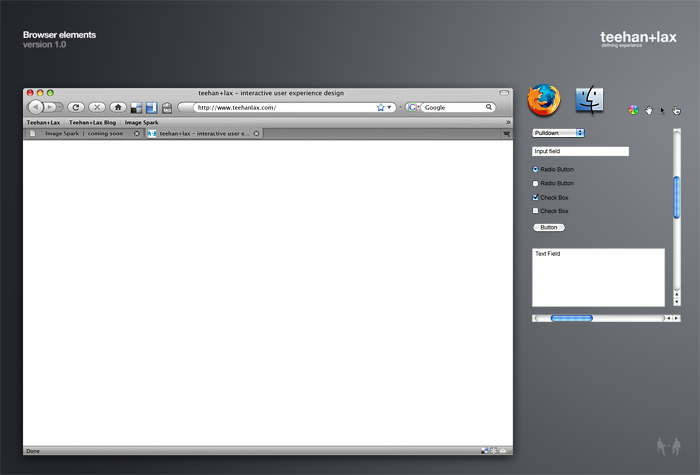 浏览器设计元素PSD分层素材_界面设计