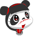 Timide Panda QQ expression de