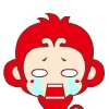 momoking猴子QQ表情之哭泣
