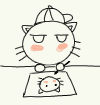 简单猫猫QQ表情之画画