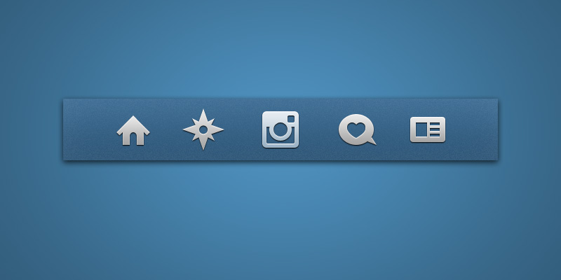 Instagram应用软件图标PSD素材