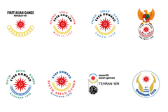 17届亚运会标志设计矢量素材