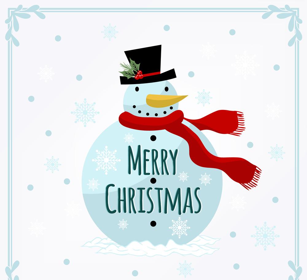 ai格式,含jpg预览图,关键字:merry christmas,彩绘,风,圣诞节,雪人
