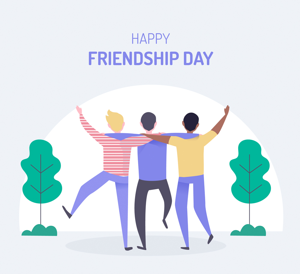 关键字:happy friendship day,创意,国际友谊节,人物,朋友,剪影,男子