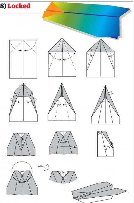 童年的梦想:纸飞机的12种折法(3)