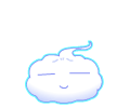 云朵表情符号emoji图片