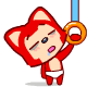 ˯