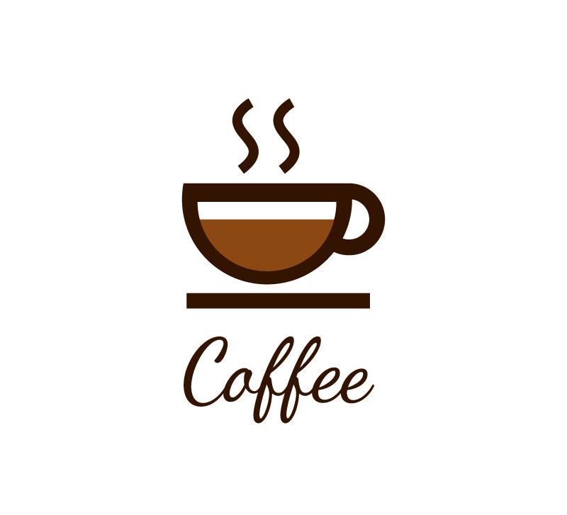 创意咖啡标志设计矢量素材
