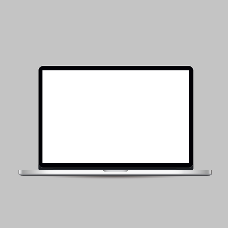 苹果超薄mac Pro笔记本电脑矢量素材 生活百科 懒人图库