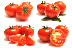 一组切开的西红柿高清图片