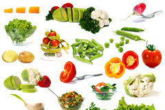25种蔬菜减肥主题高清图片