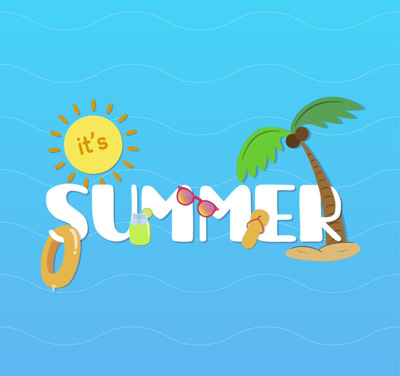 summer艺术字体图片