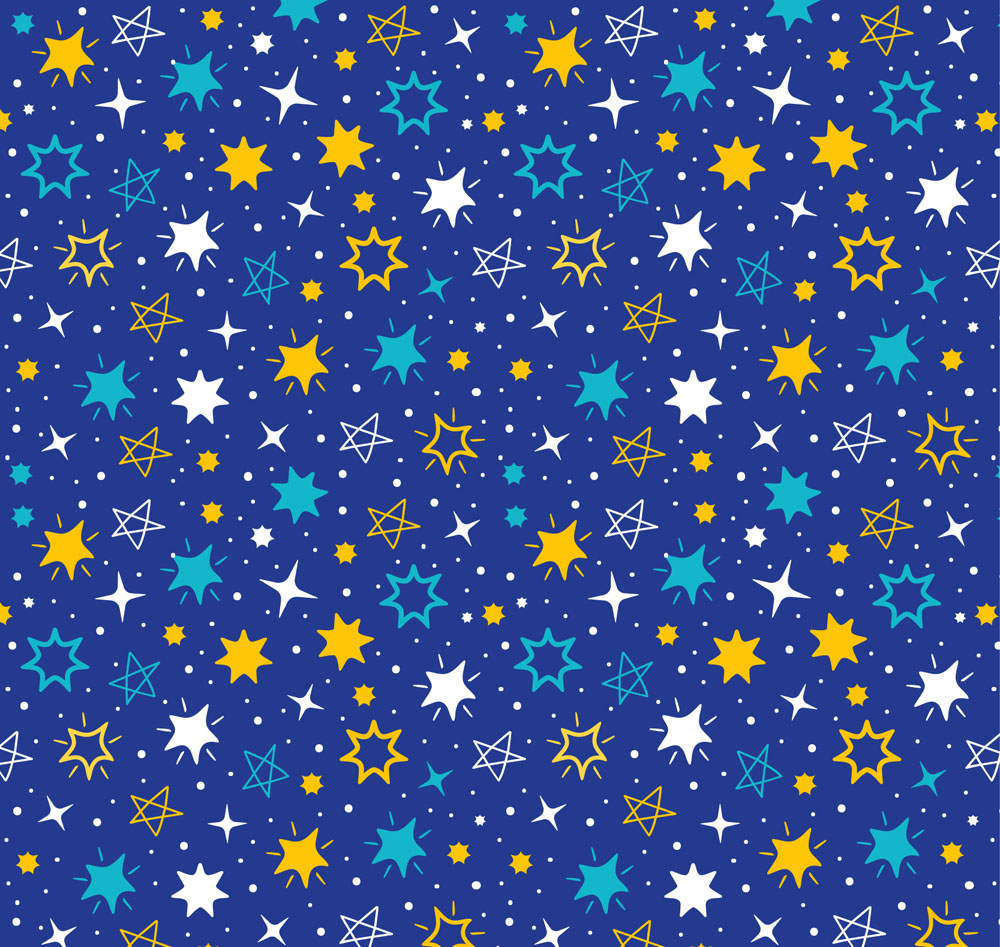 天空星星组成的图案图片