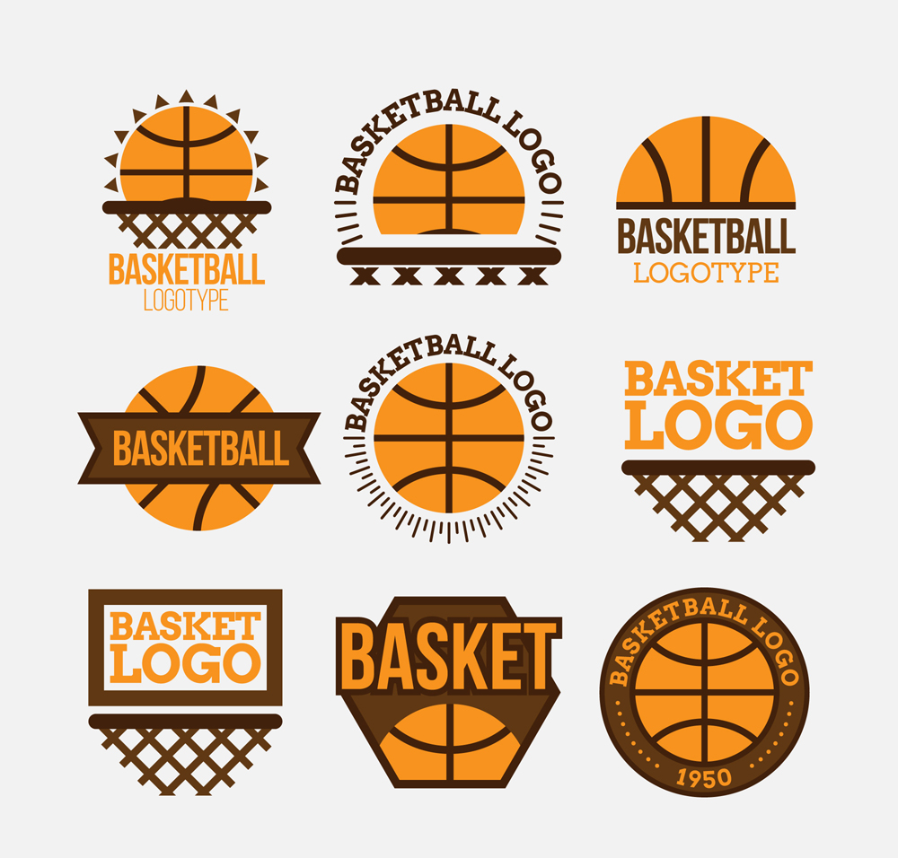 篮球图标设计图案大全图片