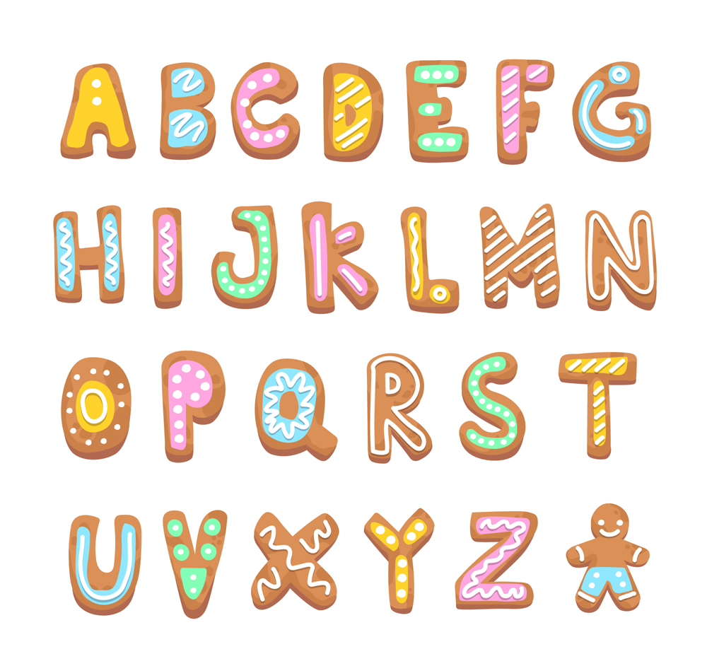 英语26个字母象形图案图片